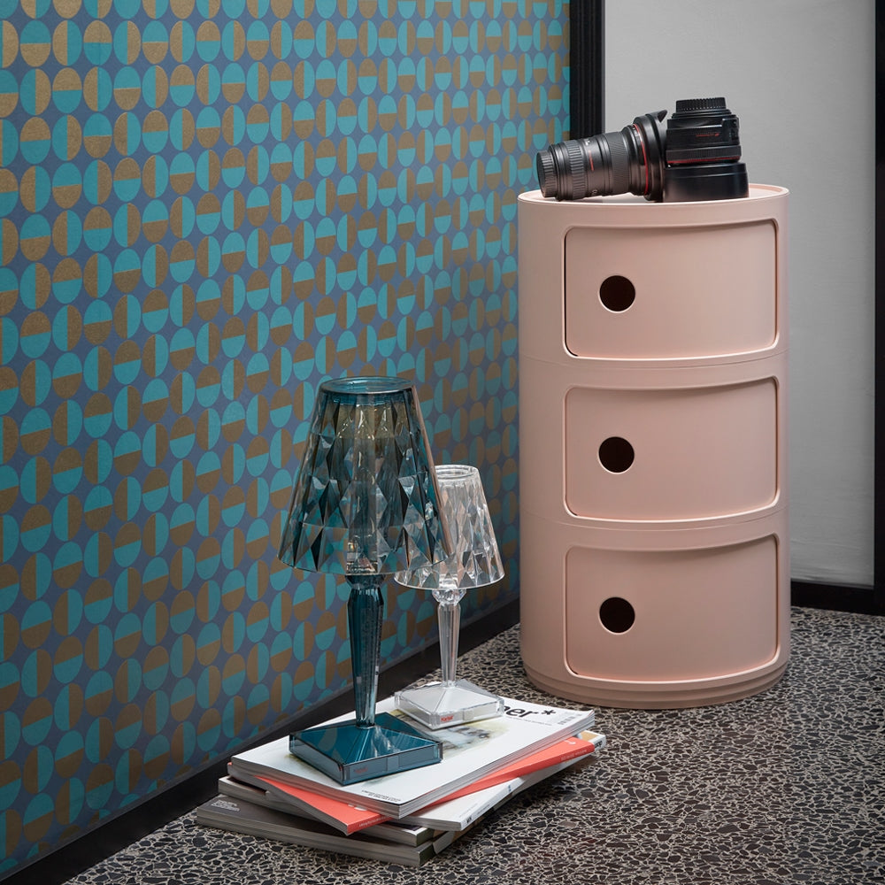 Kartell Componibili BIO Kast - 3 Modules - Roze
