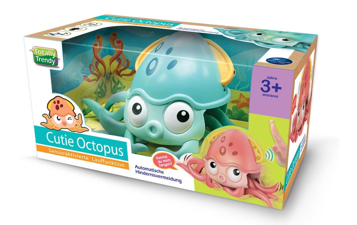 Laufender Oktopus mit Sound & SensorNiedliches Krabbelspielzeug mit Musik