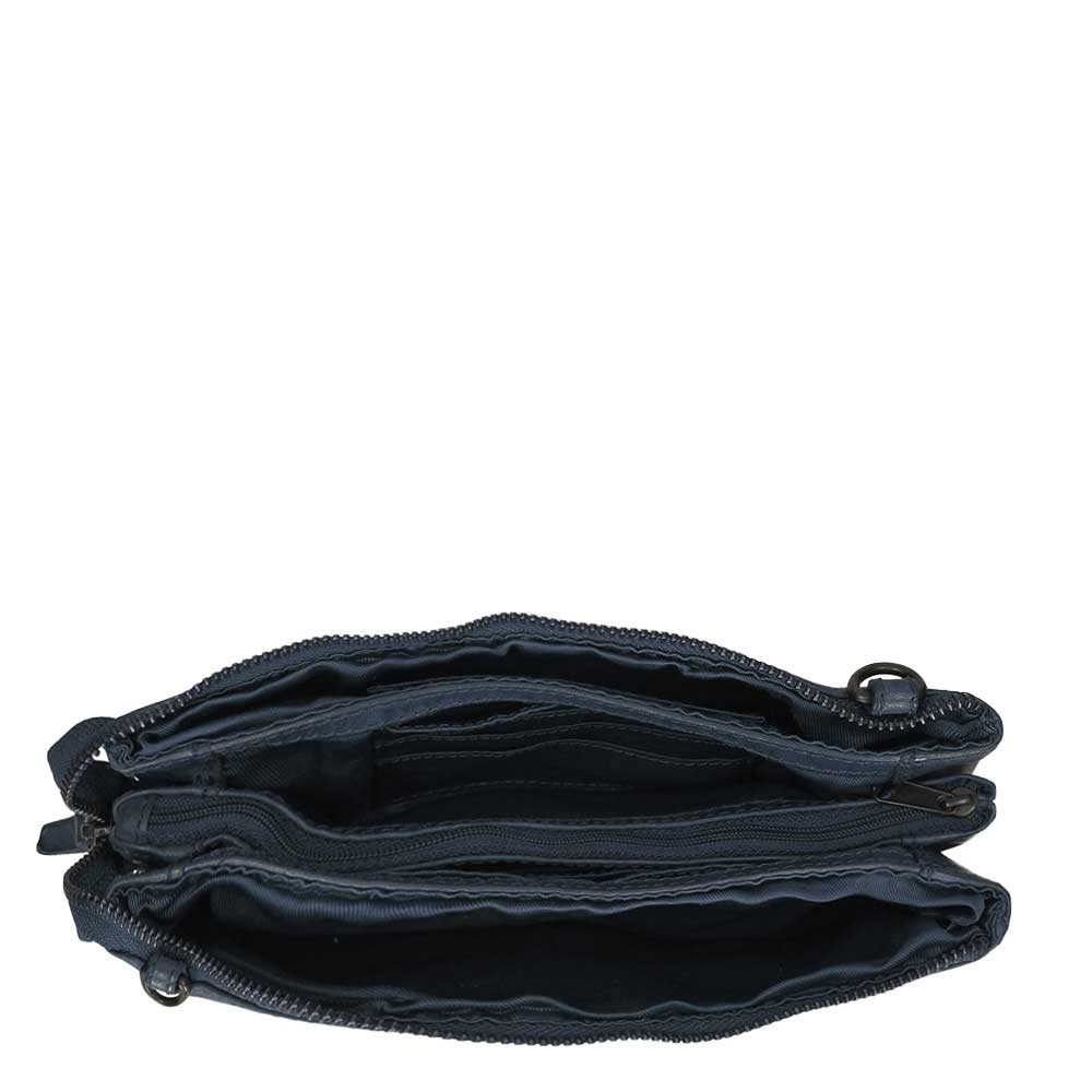 Bear Design Cow Lavato Clutch blue