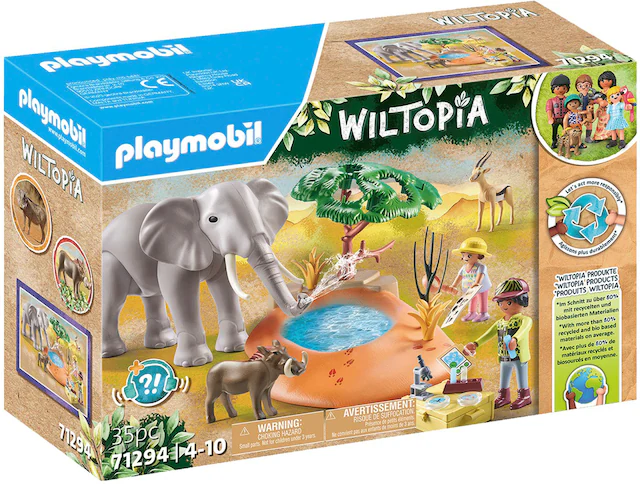 Playmobil® Konstruktions-Spielset »Spritztour zum Wasserloch (71294), Wiltopia« teilweise aus recyceltem Material; Made in Europe