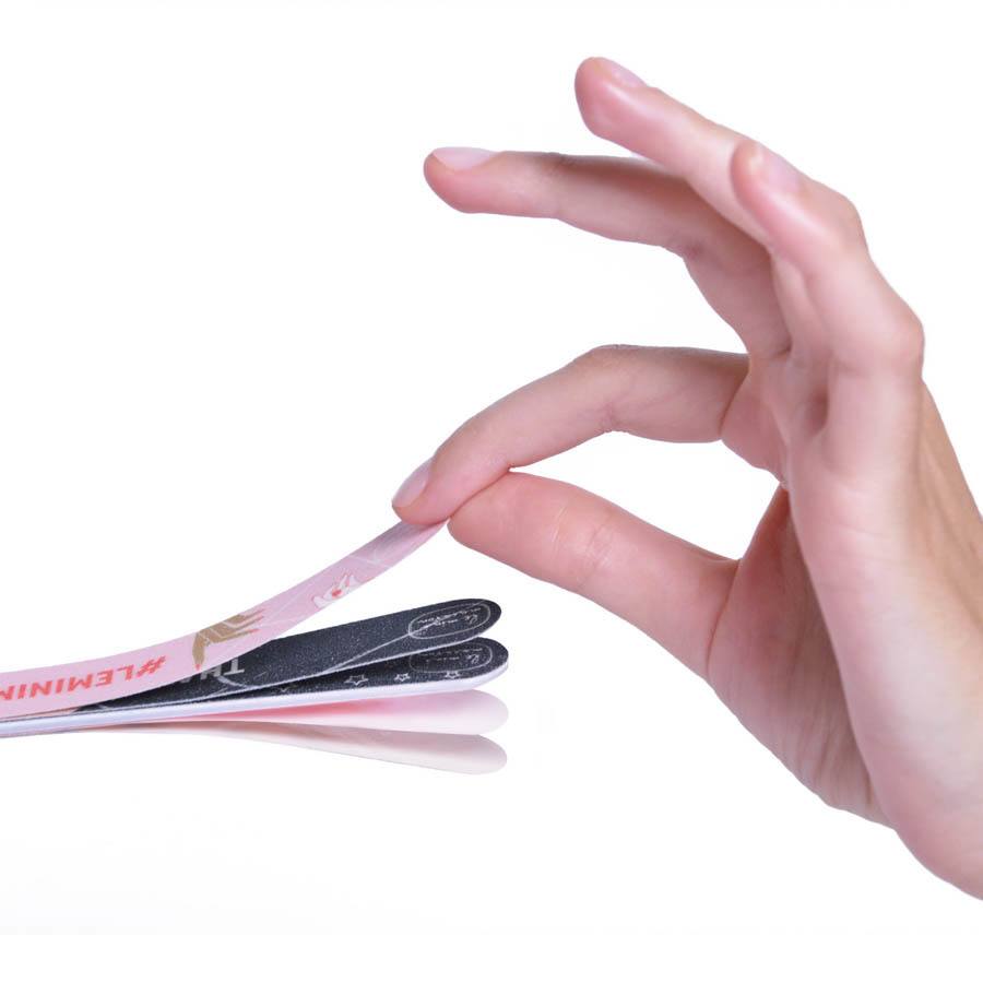 Le Mini Macaron Nail File Glam & Go 6-In-1 Peel Off