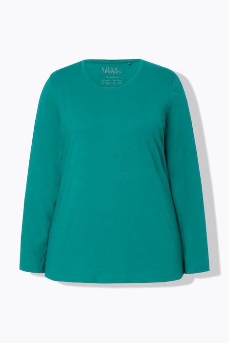 Shirt, Slim, Rundhalsausschnitt, Langarm