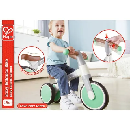 Hape Mein erstes Lauf-Dreirad, hellgrau