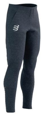 Pantalon Compressport Seamless Pants Bleu foncé