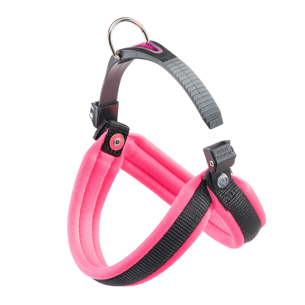 Ferplast harnais ergonomique pour chiens agila fluo 1, ajustement parfait, fermeture pratique avec lacet, rembourrage souple, a=b