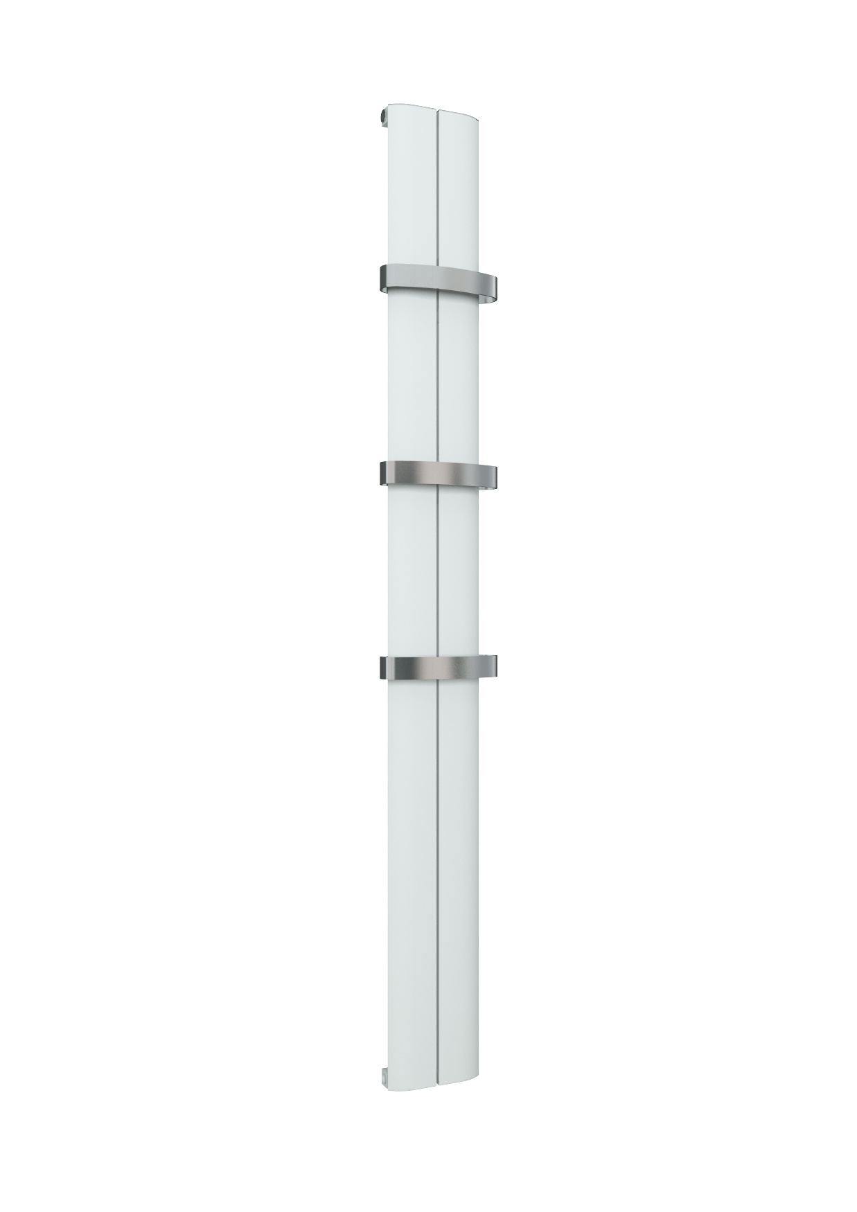 Eastbrook Berlini verticale aluminium radiator 180x18,5cm Mat wit 632 watt
