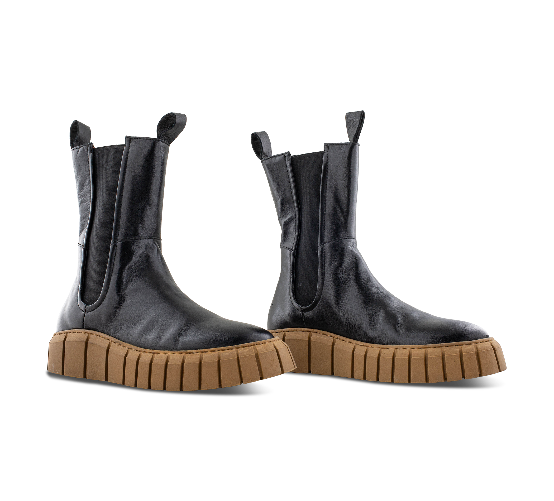 1874 by Walder Chelsea Boots schwarz