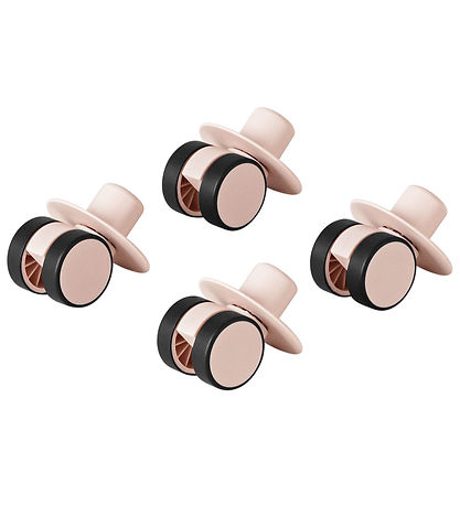 MODU 4x Swirly Wheels - 4er-Pack - Soft Rose