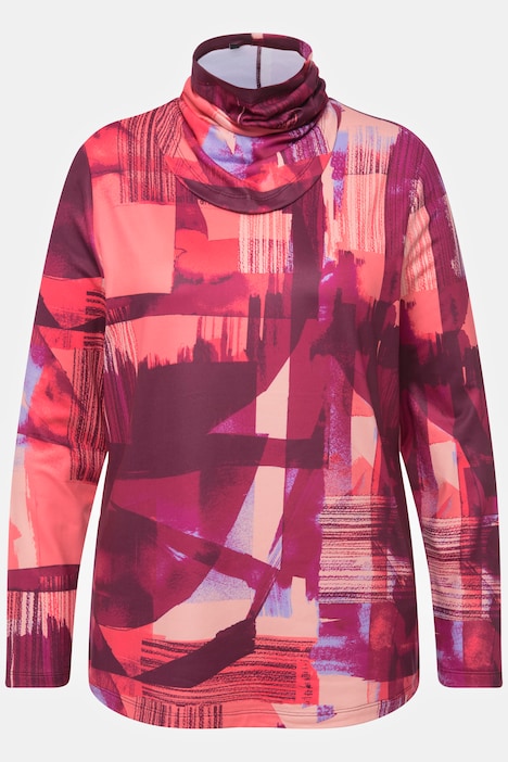 Ski-Funktionsshirt, Loop, V-Ausschnitt, Langarm, recycelt