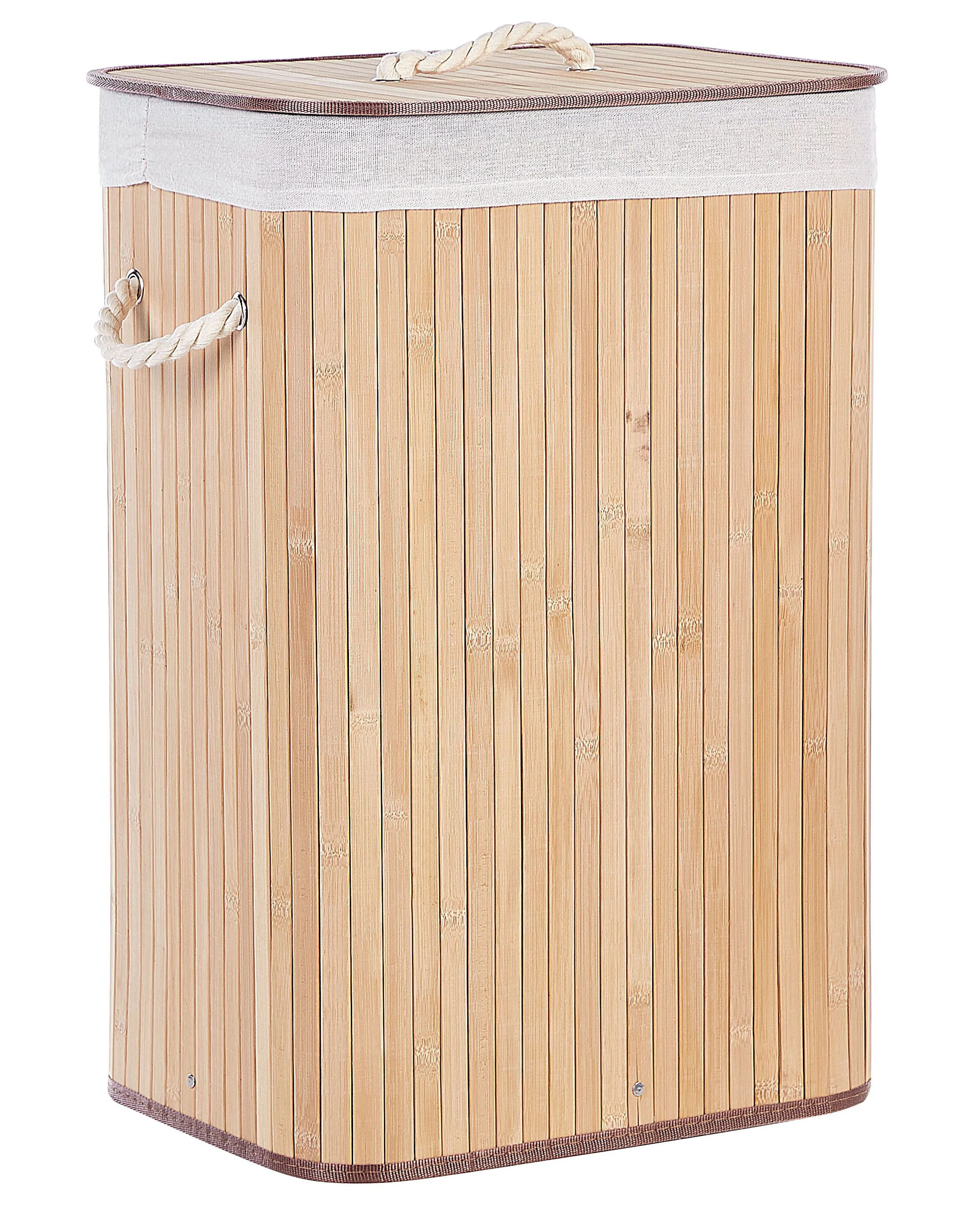 Mand KOMARI Bamboehout Lichtbruin 72 L