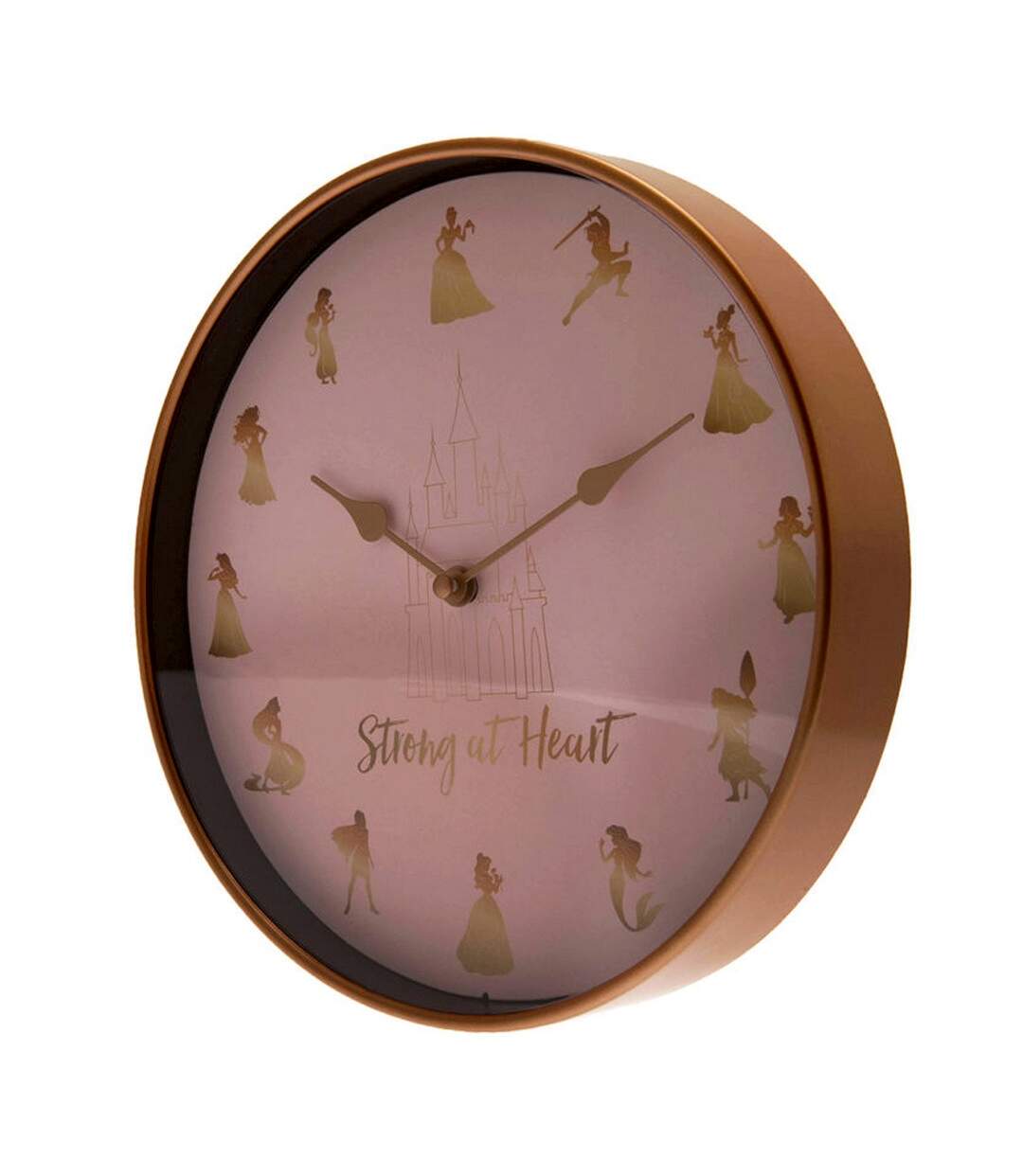 Disney Princess - Horloge murale STRONG AT HEART (Jaune / Blanc) (Taille unique) - UTTA8710