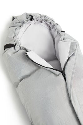 Nordlys Oden Recycled Dunvognpose inkl. Forlengelsesdel, Grey Mélange