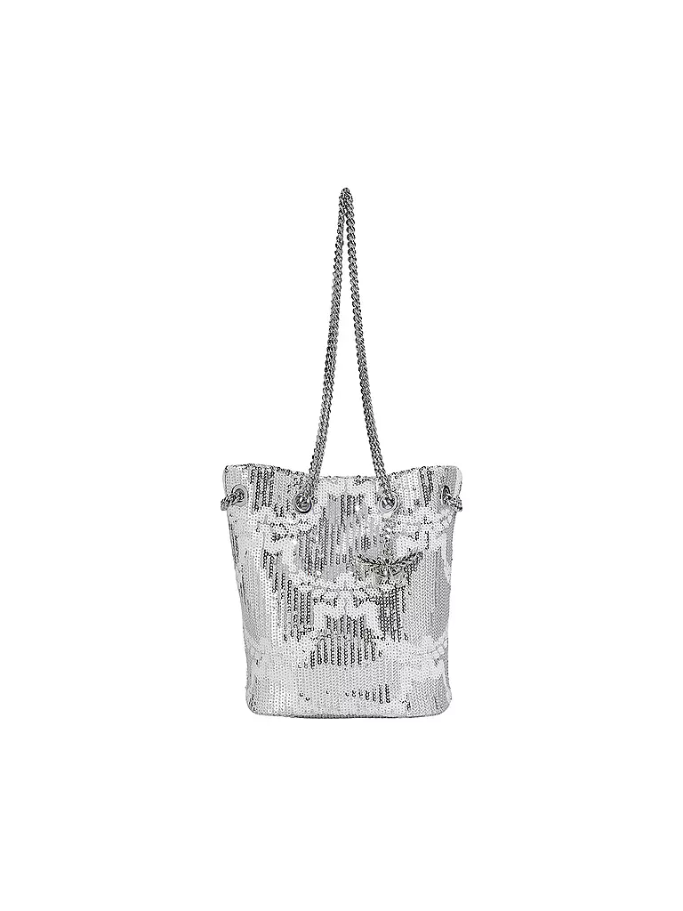 MCM Tasche -Bucket Bag HIMMEL  silber