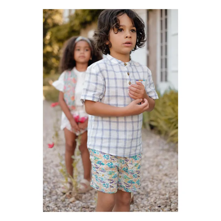Louise Misha Short Aliki Gaze de Coton | Ecru