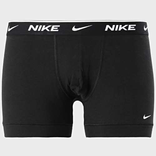 Lot De 3 Boxers Everyday Cotton Stretch KE1008 Noir Gris Chiné Blanc