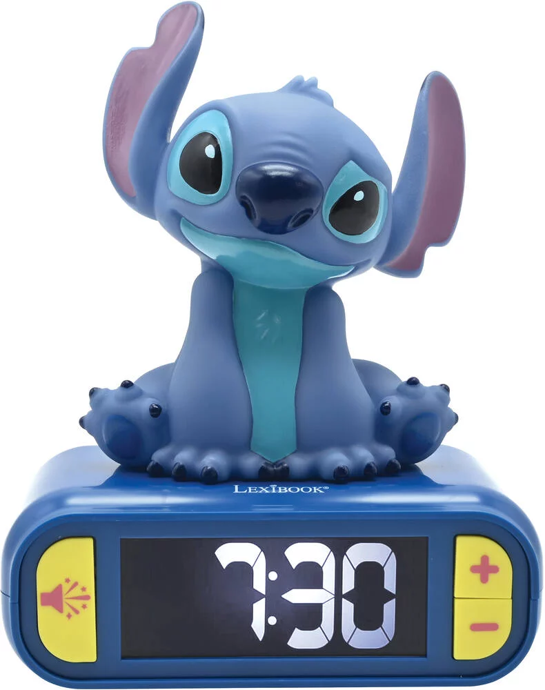 DISNEY STITCH - REVEIL - VEILLEUSE   AVEC SONS ET MELODIES