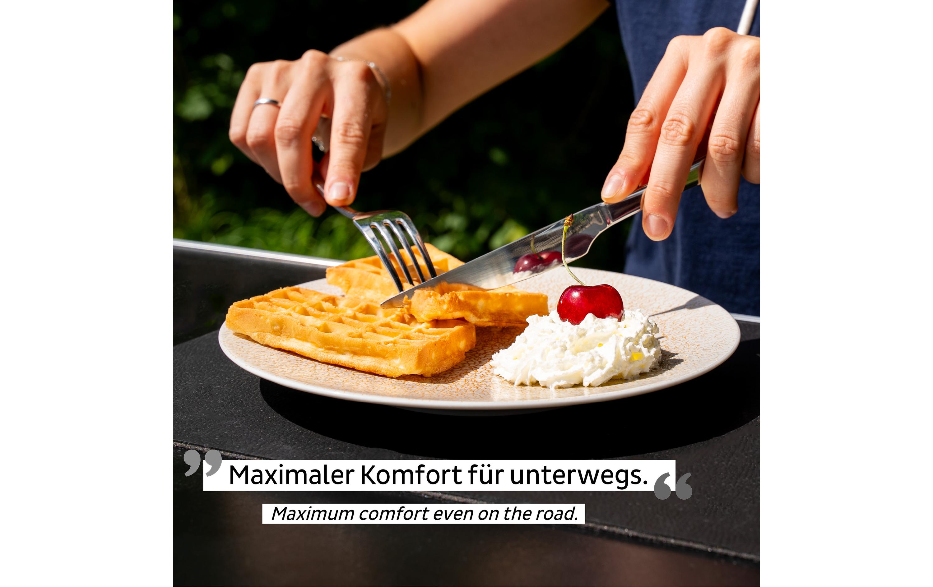 Magnet-Frühstücksteller BeigeOutdoor Porzellanteller