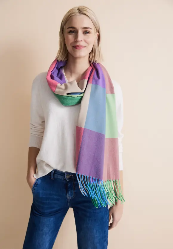 Softer Karoschal - multicolor
