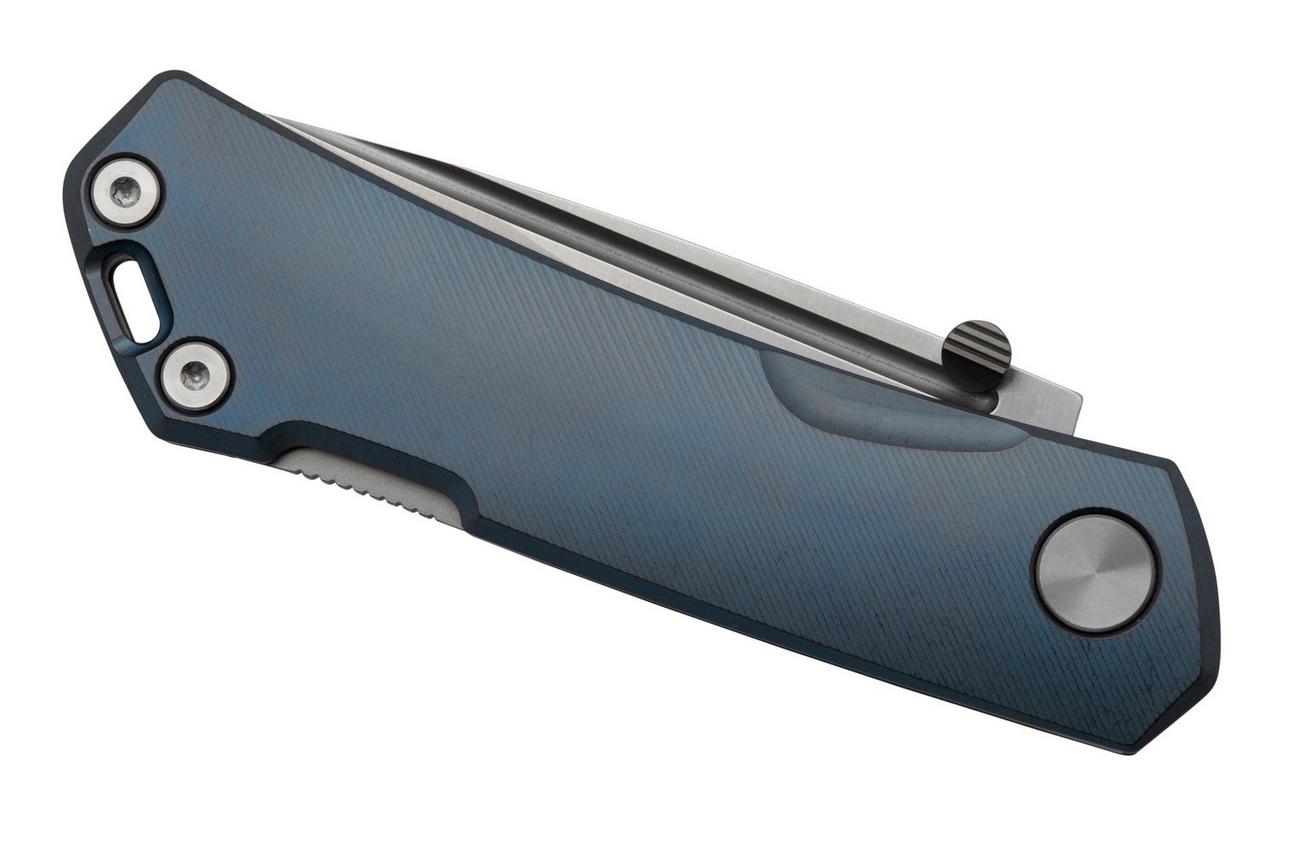 Real Steel Luna Maius, Titanium Slate Blue 7093, zakmes