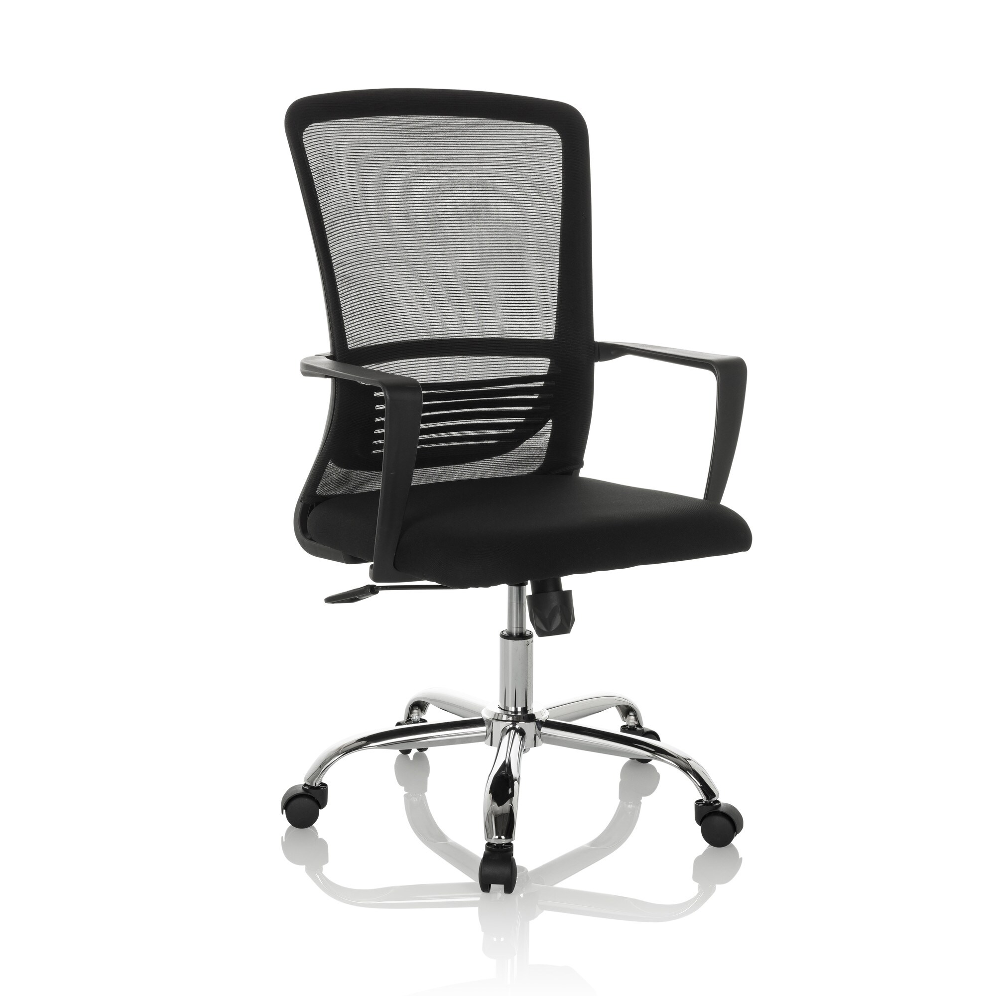 Home Office Bürostuhl STAR-TEC S Stoff/Netzstoff mit Armlehnen hjh OFFICE