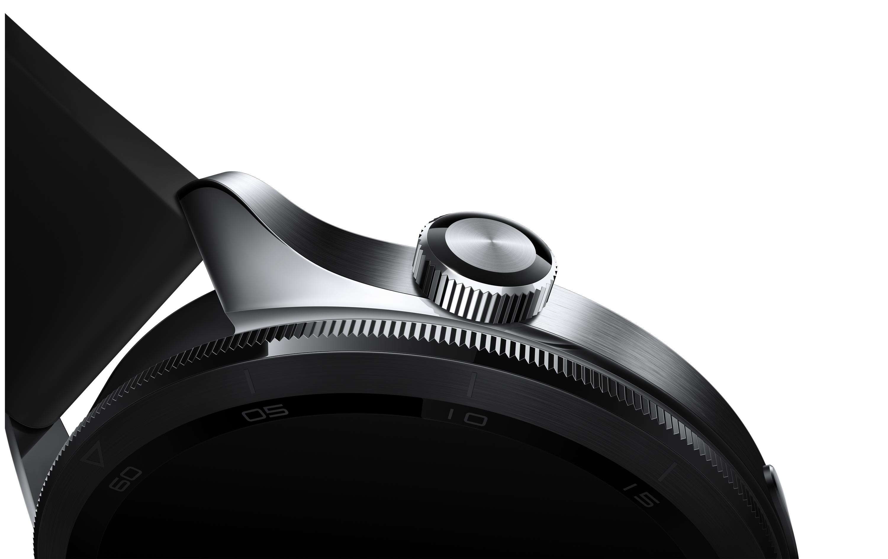 Smartwatch S4 Silber<br>Smartwatch mit drehbarer Krone und AMOLED-Display