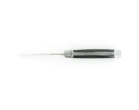 Laguiole Ebène Couteau de poche Laguiole par Chazeau Honoré