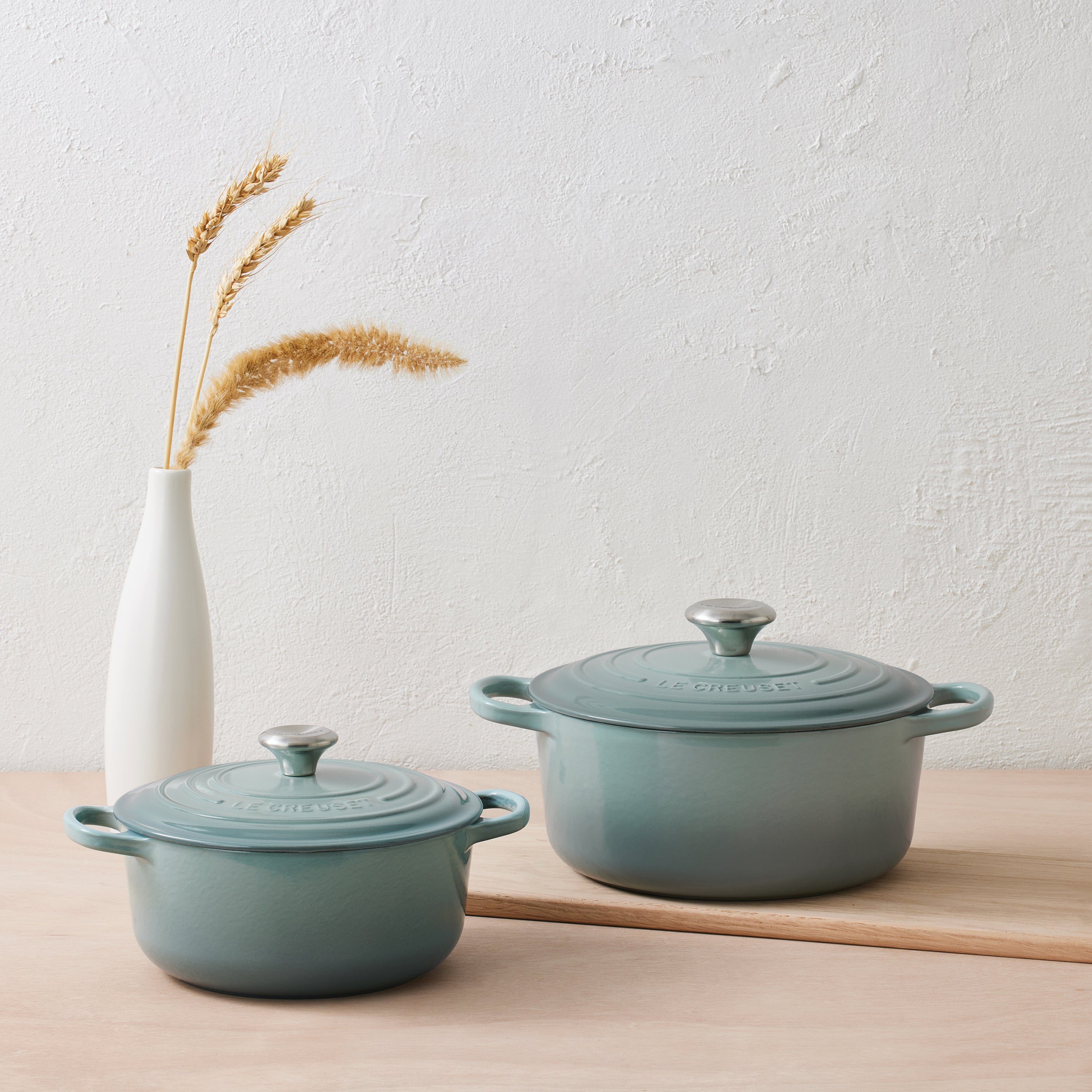 Le Creuset Signature Braadpan Ã 28 cm - Sea Salt