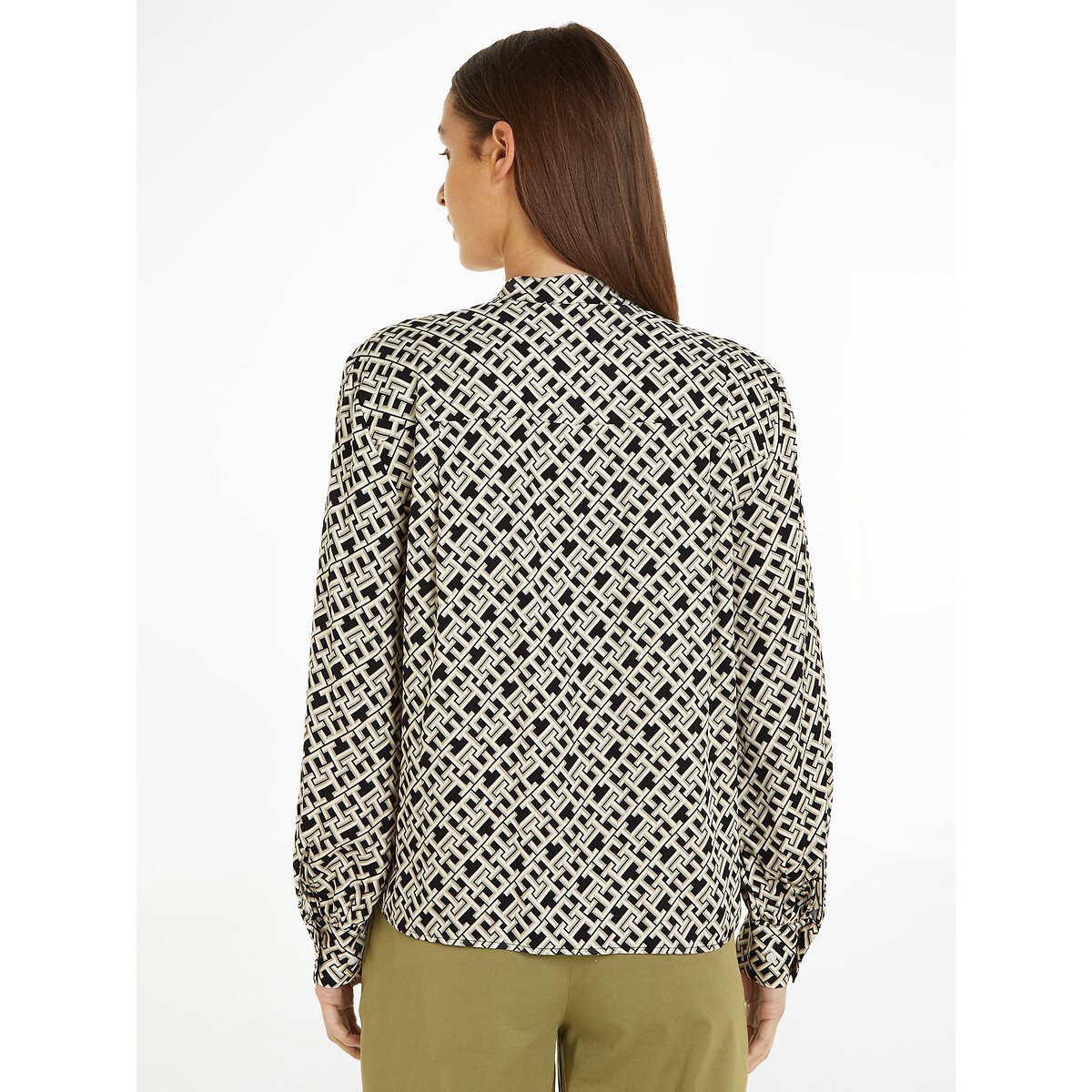 TOMMY HILFIGER<br>Blusa de manga comprida estampada