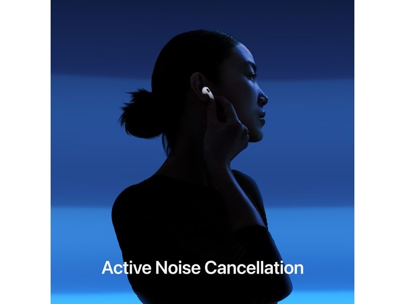 Apple True Wireless In-Ear-Kopfhörer AirPods 4 ANC USB-C & Sound, Komfort und Geräuschsteuerung auf dem nächsten Level.