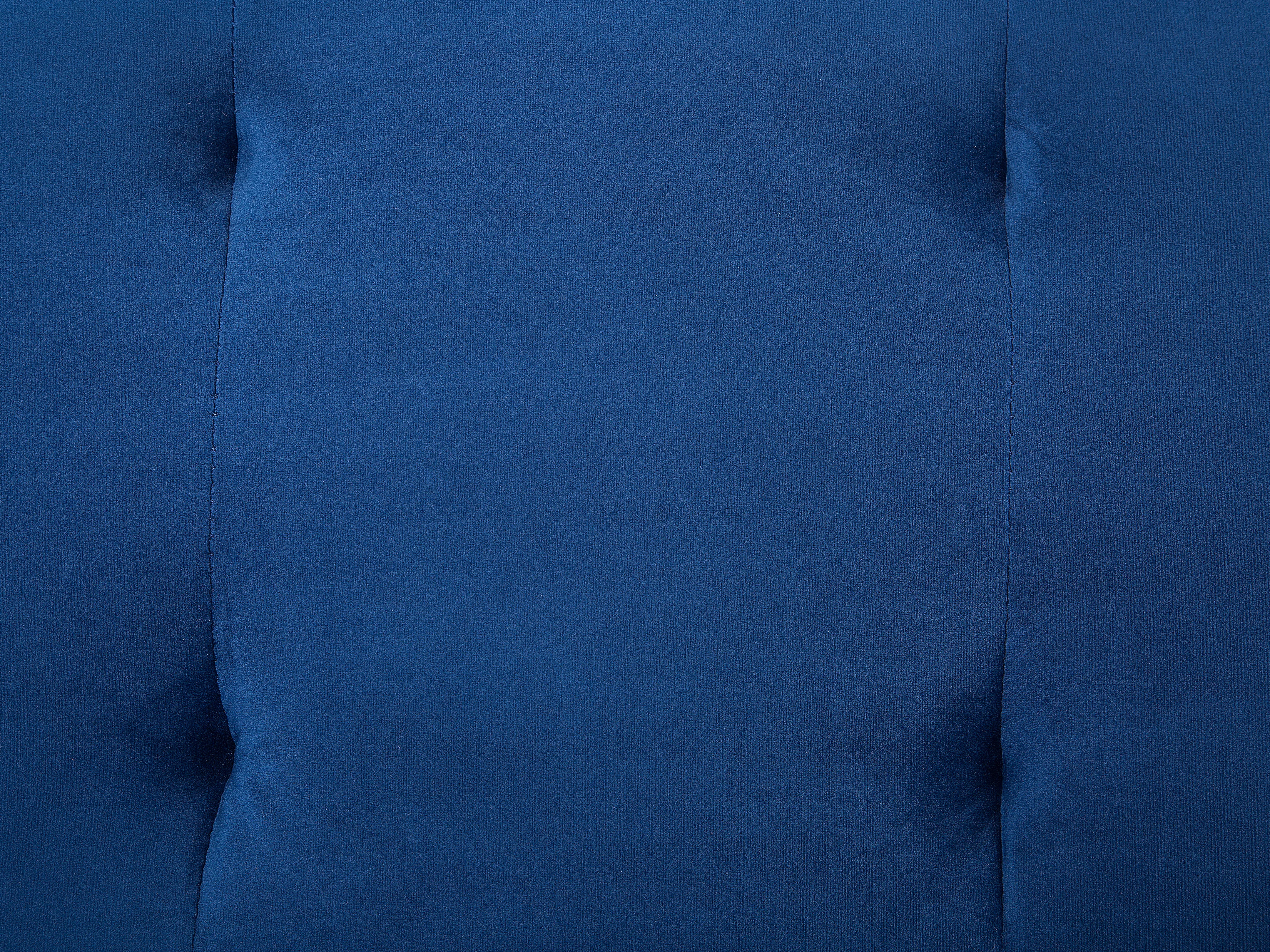Slaapbank 3-zits SELNES Fluweel Marineblauw