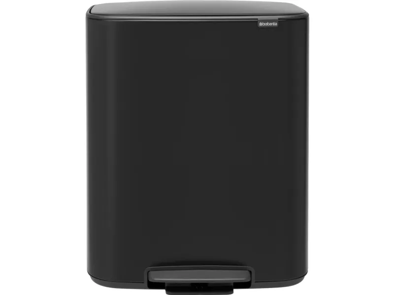 Brabantia Skalbinių dėžė, Bo, 2x45L - Matt Juodas