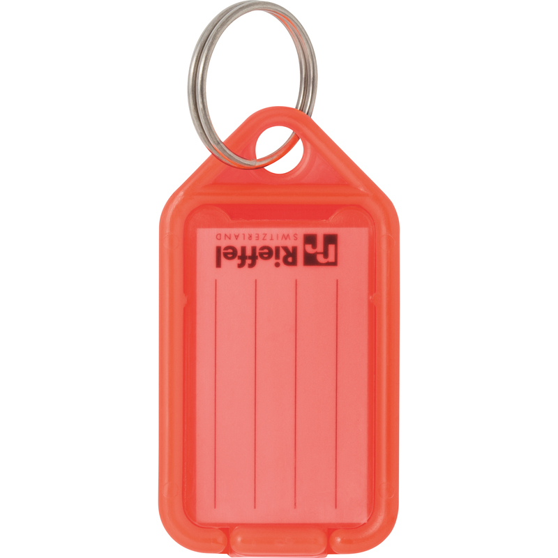 Rieffel Schlüsselanhänger KT1000 Neon, 100 Stück, neon orange