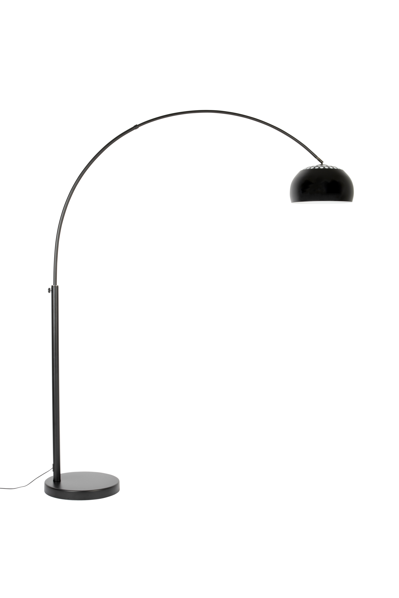 Metal Bow Vloerlamp zwart