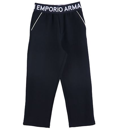 Emporio Armani Cardigan/Hosen - Navy m. Logo-Streifen