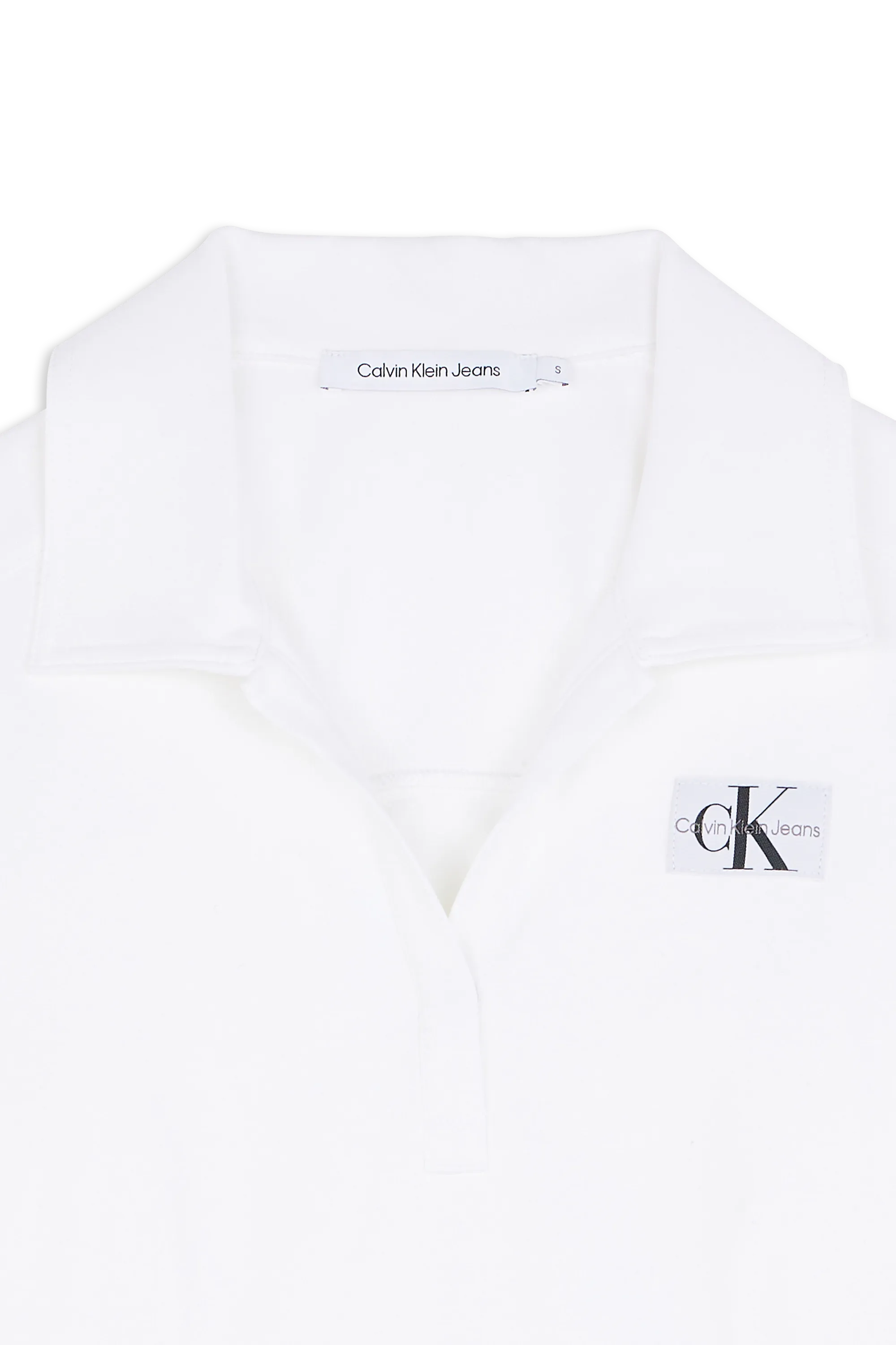 CALVIN KLEIN JEANS Polo POLO COLLAR MILANO  Blanc