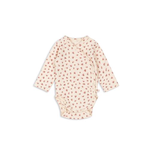 Konges Sløjd Basic Newborn Langærmet Body, Bloomie, 68 cm