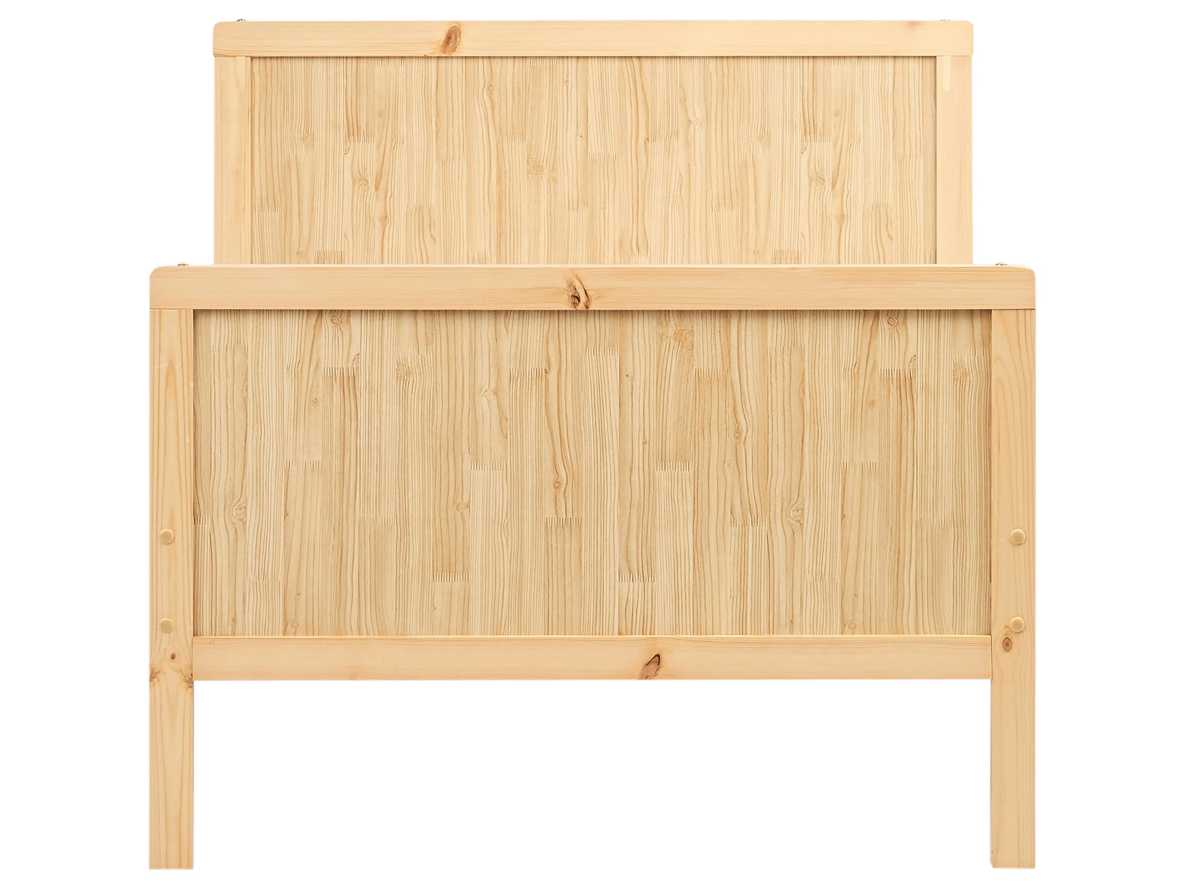 Uitschuifbaar kinderbed Dennenhout MONTIGNY 90 x 200 cm Lichtbruin