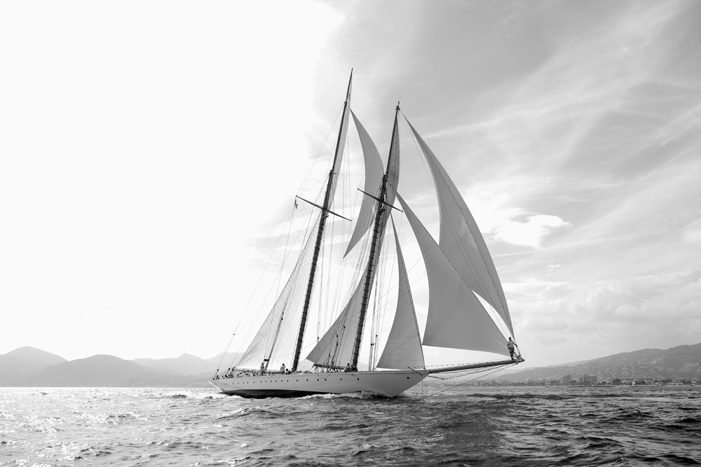 Akustikbild SEGELSCHIFF 80x120cm, 7kg