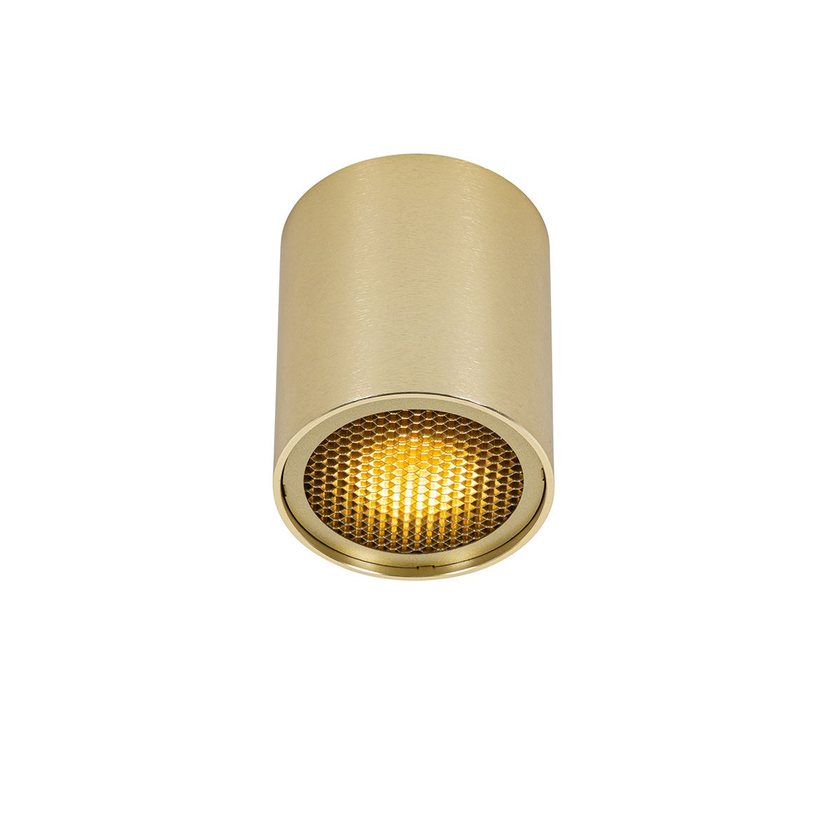 Design opbouwspot goud GU10 50mm - Tubo Honey