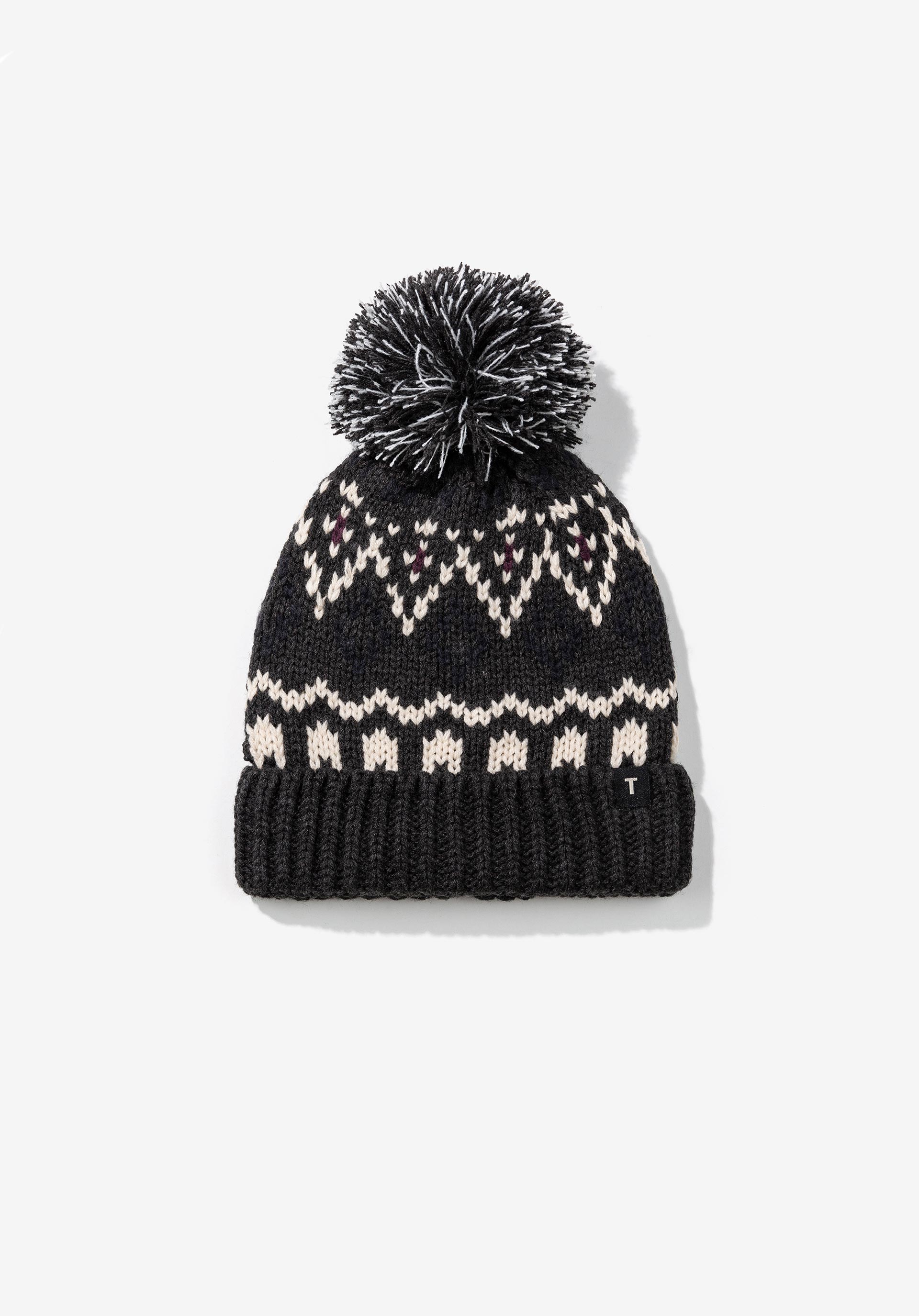 Gorro Estampado com Pompom