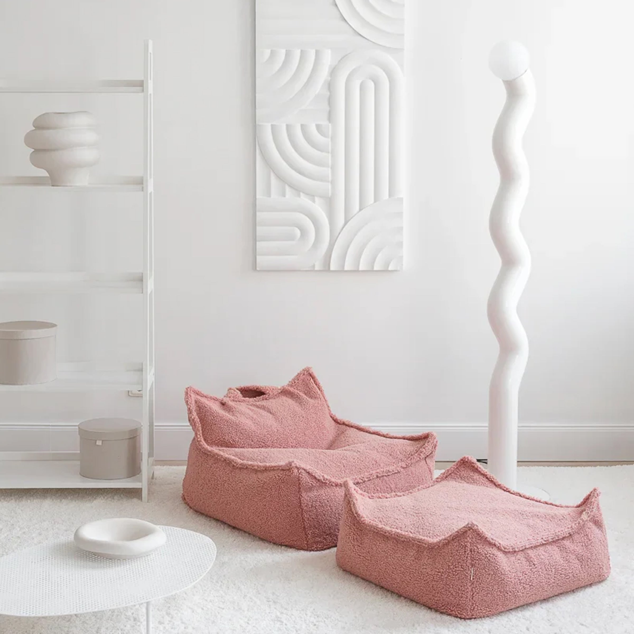Wigiwama Sitzsack und Ottoman Set Guava