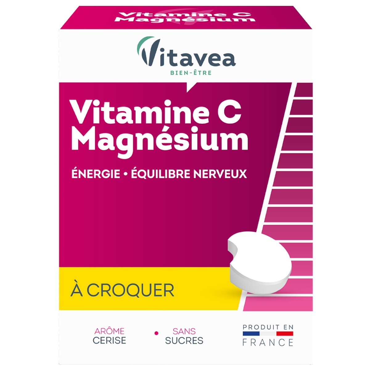 Vitamine C & magnésium - Cerise - A croquer - 3 mois