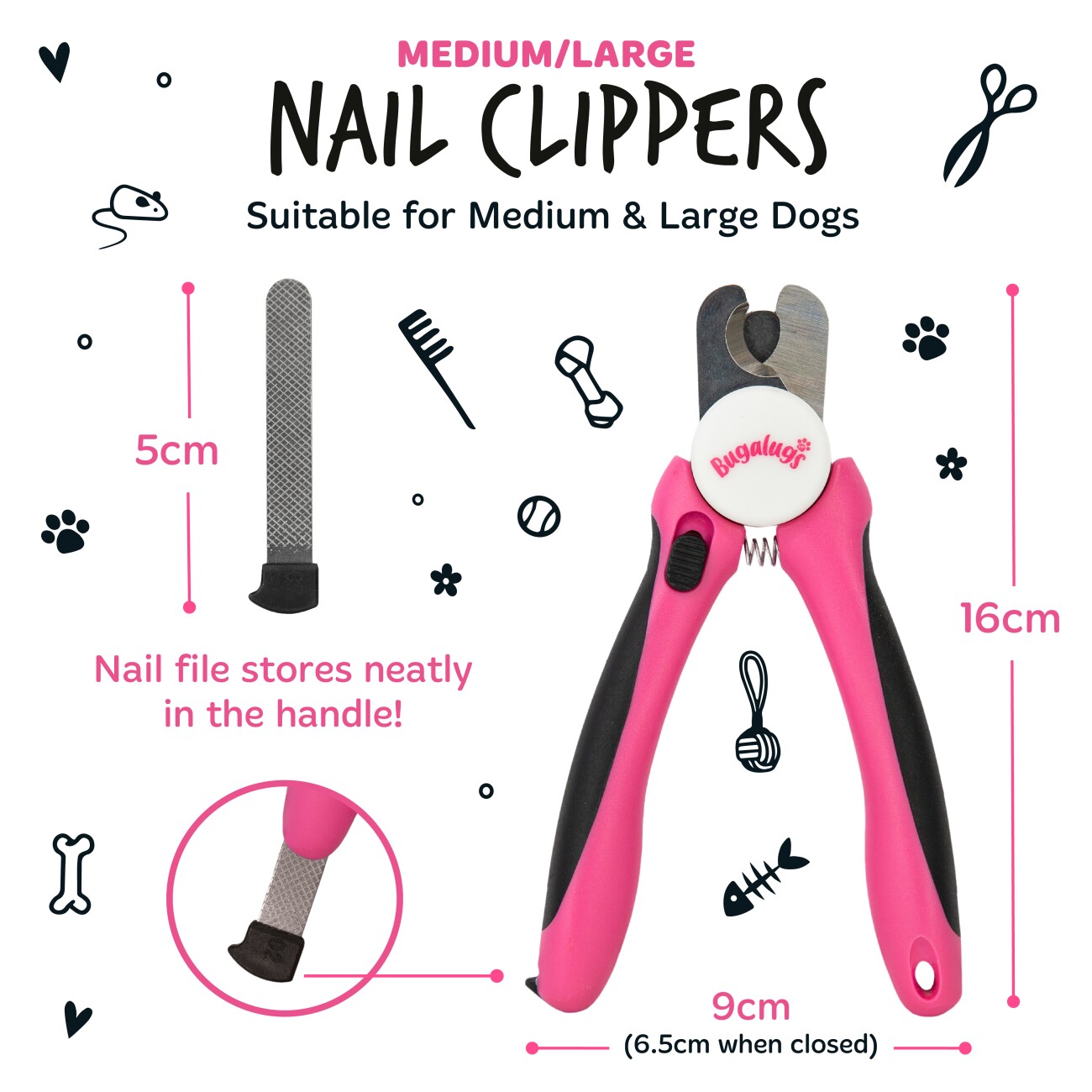 Bugalugs Nagelschneider Hund & Katze
