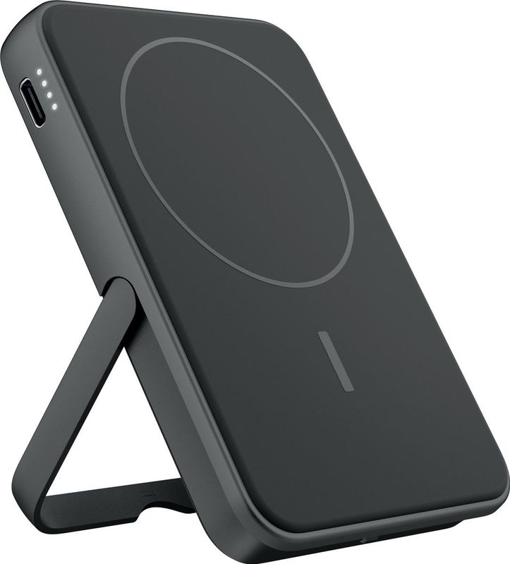 Fresh N Rebel - Magnet Qi Powerbank - Stormgrey - 5000mAh