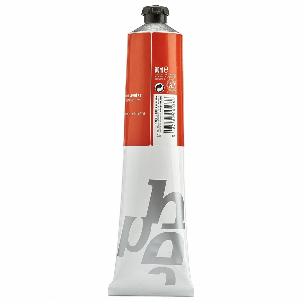 Peinture à l'huile fine xl studio - rouge vif - 200 ml