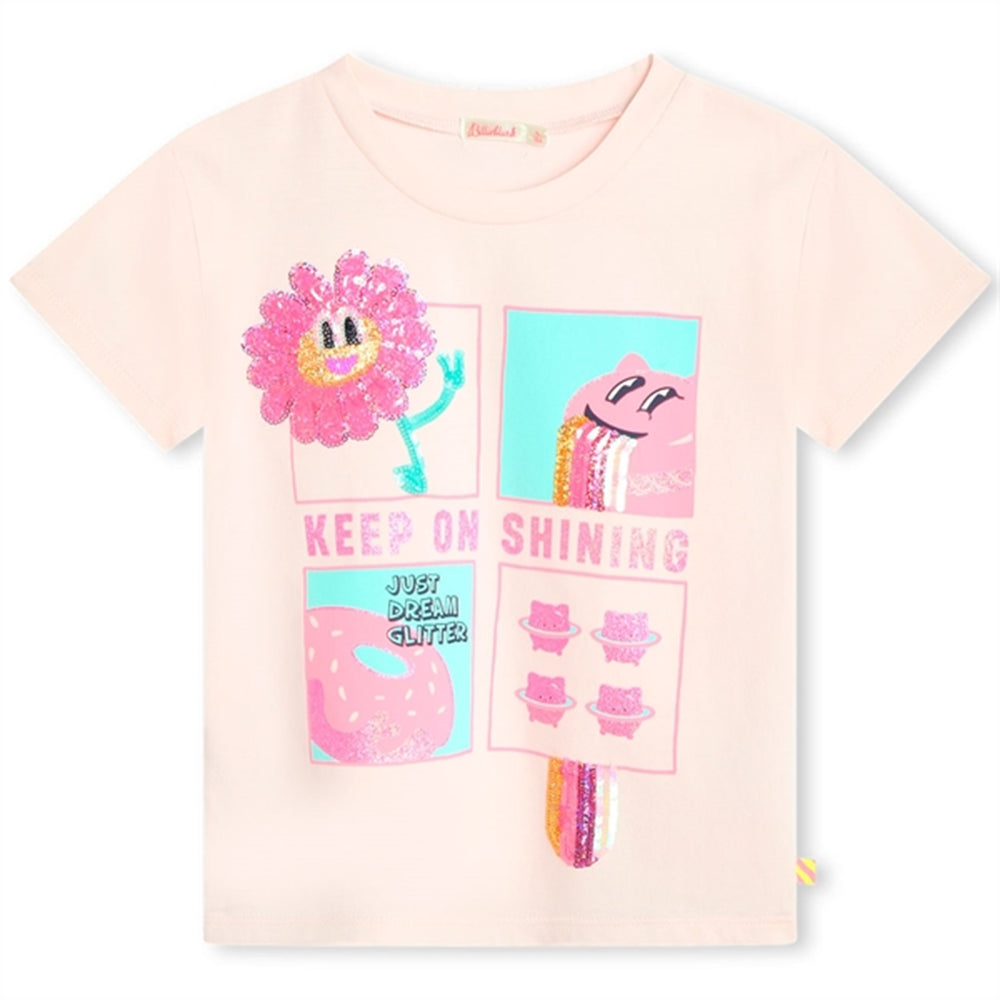 Pink Pale T-shirt - Billieblush → Luksusbaby.dk