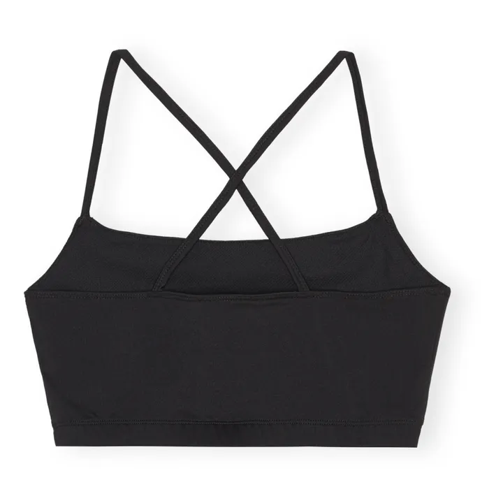 Ganni Brassière de Sport Active Matières Recyclées | Noir