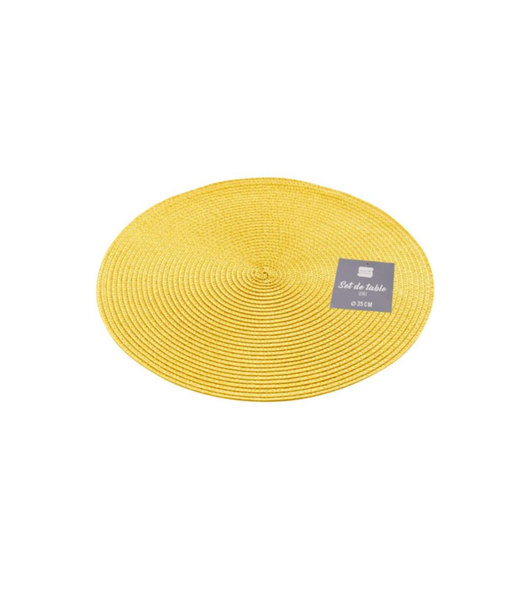 Set de Table Zebulon 35cm Jaune Miel
