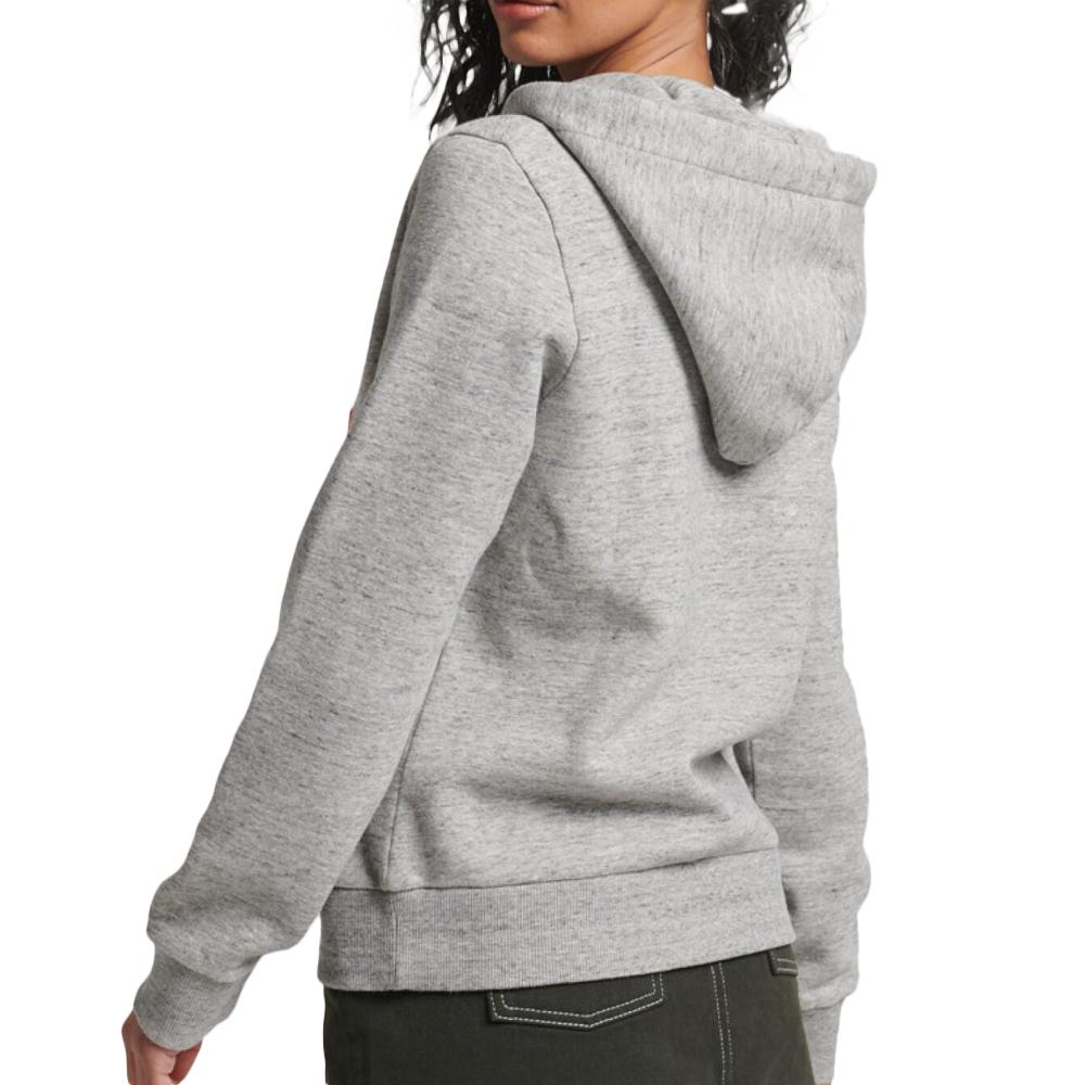 Superdry Sweat Capuche Gris Femme Superdry Neon