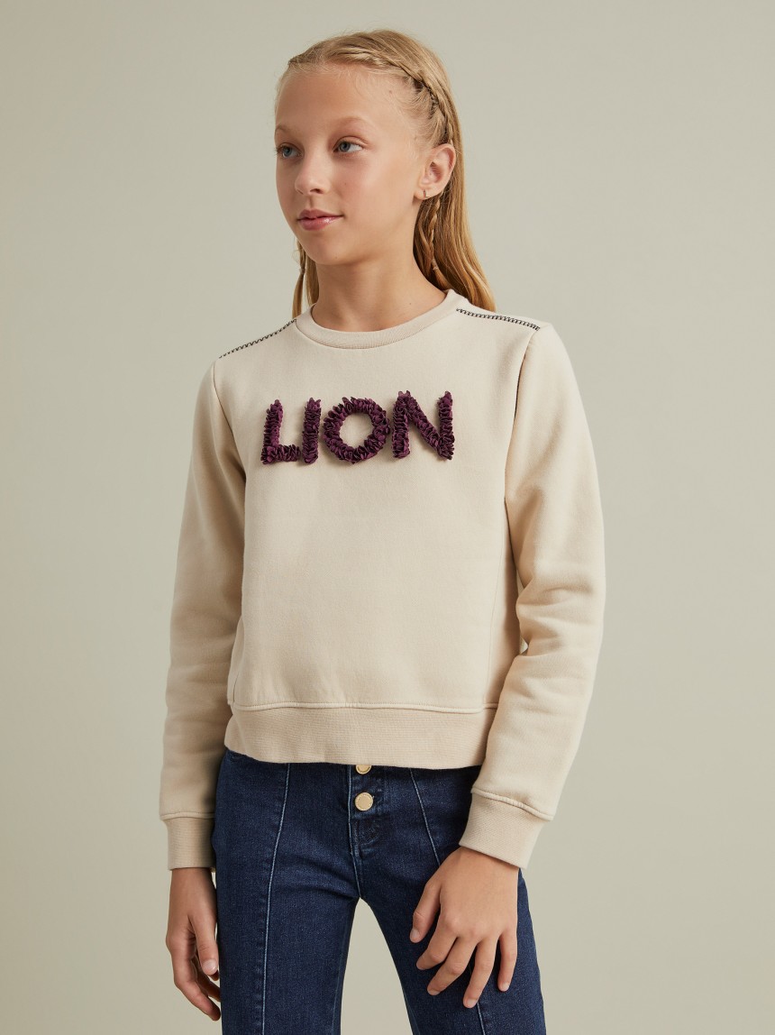 Sweater Lion em algodão